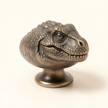 Oversized 2 '' Dinosaur Novelty Knob (synthetic illustration; no displayed measurements)