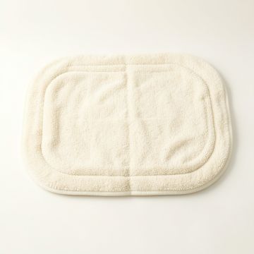 Dune Branch Bath Mat - Cream (synthetic illustration; no displayed measurements)