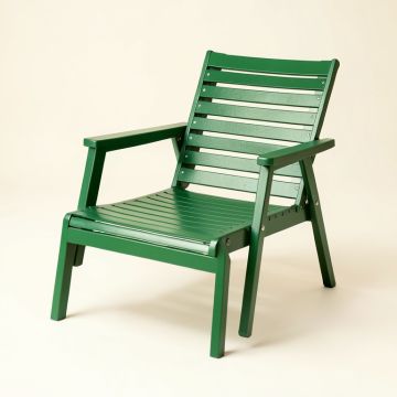 Brook Branch Outdoor Lounge Chair - Green (synthetic illustration; no displayed measurements)