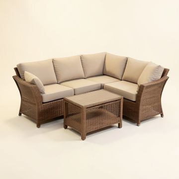 Ezequias Patio 3 Piece Seating Group With Cushions (synthetic illustration; no displayed measurements)