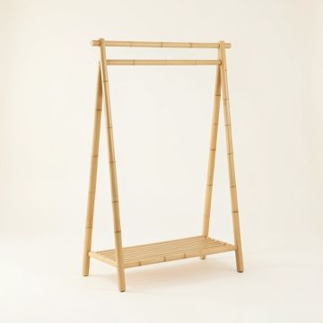 Ash Branch Empty Garment Rack - Beige (synthetic illustration; no displayed measurements)