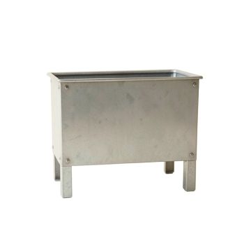 Bay Bend Empty Raised Planter - Gray