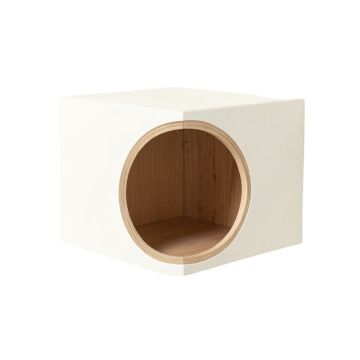 Pine Falls Wall-Mounted Cat Perch - White