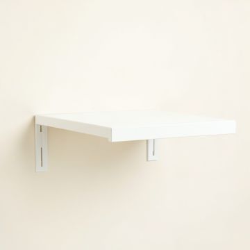 Linden Branch Wall-Mounted Shelf - White (synthetic illustration; no displayed measurements)