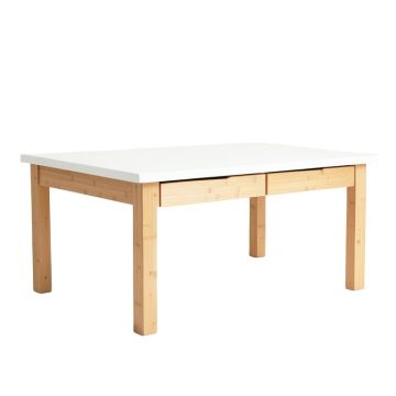Slate Brook Empty Workshop Workbench - White (synthetic illustration; no displayed measurements)