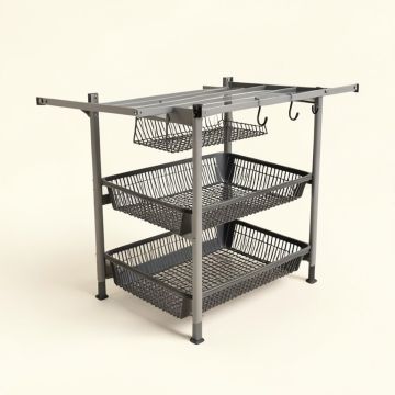 Mythinglogic Garage Storage System (synthetic illustration; no displayed measurements)