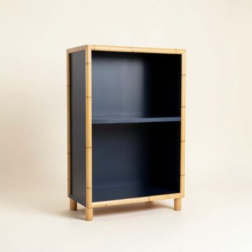 Maple Brook Freestanding Bookcase - Navy (synthetic illustration; no displayed measurements)