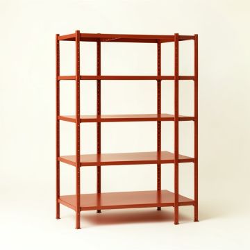 Moss Bend Empty Seed-Starting Shelving Unit Without Lights - Terracotta (synthetic illustration; no displayed measurements)