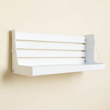 Birch Bridge Wall-Mounted Entryway Organizer Shelf - White (synthetic illustration; no displayed measurements)