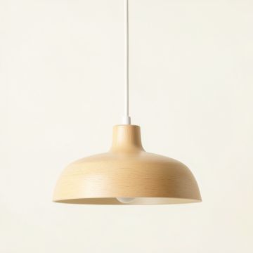 Dawn Canyon Pendant Light Suspended From One Plain Cable - Cream (synthetic illustration; no displayed measurements)