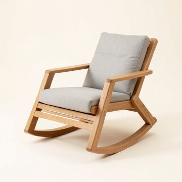 Plow And Hearth Claytor Rocking Chair (synthetic illustration; no displayed measurements)