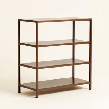 Lugent 70.87 '' H X 70.87 '' W X 11.8 '' D Steel Etagere Bookcase (synthetic illustration; no displayed measurements)