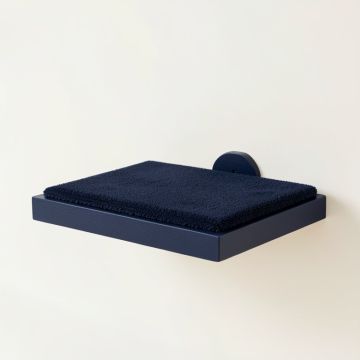 Cliff Falls Wall-Mounted Cat Perch - Navy (synthetic illustration; no displayed measurements)