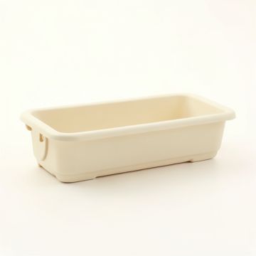 Linden Arc Empty Railing Planter With Integral Brackets - Cream (synthetic illustration; no displayed measurements)