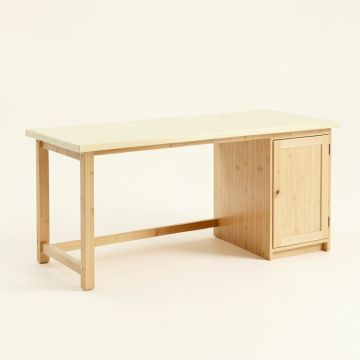 Moss Dale Empty Workshop Workbench - Cream (synthetic illustration; no displayed measurements)