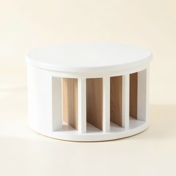 Ridge Crossing Shoe Storage Bench - White (synthetic illustration; no displayed measurements)