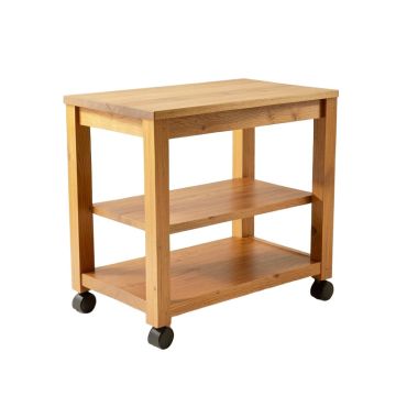 Fahra Wooden Serving Kithchen Cart