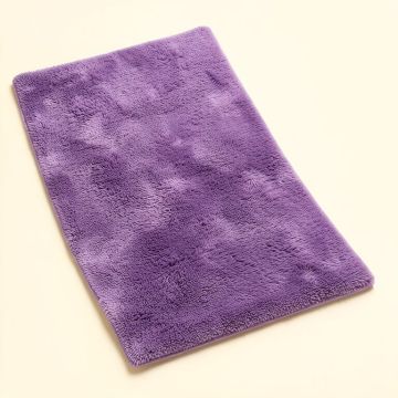 Sikorski Tufted Shag Silk Purple Area Rug (synthetic illustration; no displayed measurements)