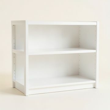 Reed Dell Desktop Shelving Unit - White (synthetic illustration; no displayed measurements)