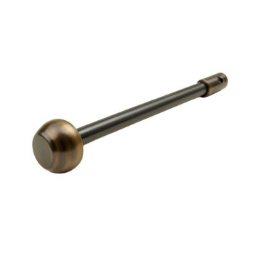 Atlanta Core Square Telescoping Drapery Single Curtain Rod