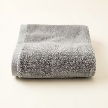 Wren Edge Bath Towel - Gray (synthetic illustration; no displayed measurements)
