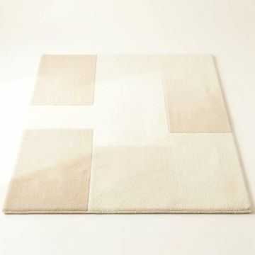 Hazel Bluff Rectangular Area Rug - Ivory (synthetic illustration; no displayed measurements)