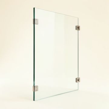 40 '' X 78 '' Frameless Fixed Glass Panel (synthetic illustration; no displayed measurements)