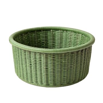 Slate Bridge Empty Storage Basket - Green