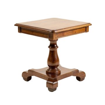Luevano Antique Trestle End Table