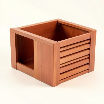 Fern Dell Empty Furniture-Style Litter Enclosure - Terracotta (synthetic illustration; no displayed measurements)
