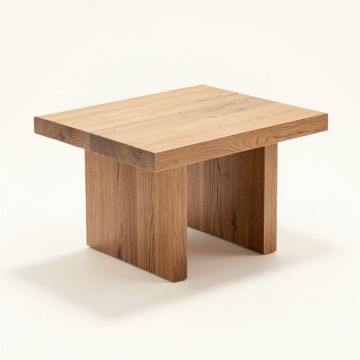Angels Solid Wood Block Coffee Table (synthetic illustration; no displayed measurements)