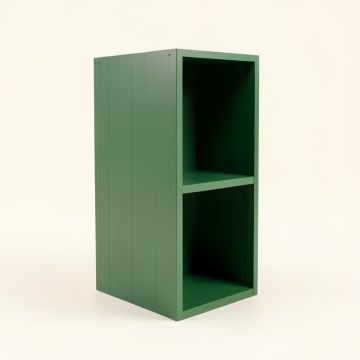 Linden Crossing Narrow Cubby Tower - Green (synthetic illustration; no displayed measurements)