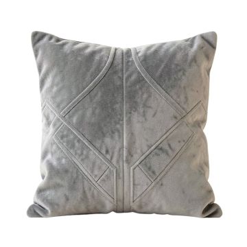 Cliff Bluff Filled Accent Pillow - Gray
