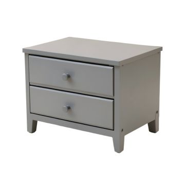 Kit 2 - Drawer Nightstand In Gray