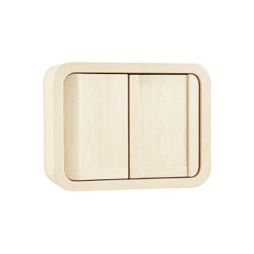 Oak Dell Wall-Mounted Entry Cabinet - Ivory