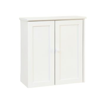 Birch Bend Wall-Mounted Laundry Cabinet - White