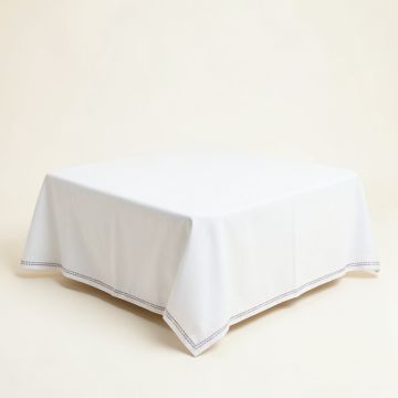 Vale Dell Flat Bed Sheet - White (synthetic illustration; no displayed measurements)