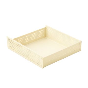 Cove Falls Empty Under-Desk Cable Tray - Ivory