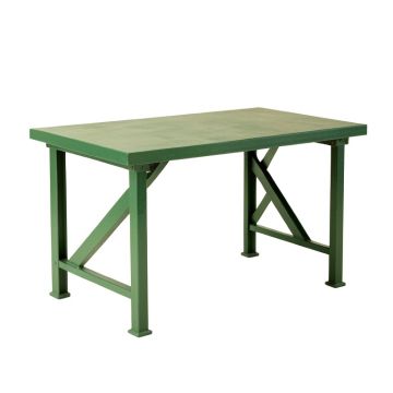 Birch Brook Empty Workshop Workbench - Green