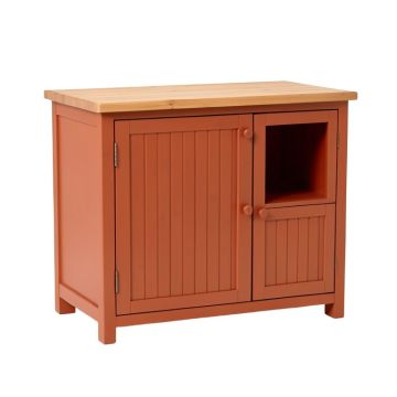 Wren Bend Freestanding Laundry Folding Counter - Terracotta