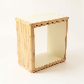 Elm Field Side Table - Cream (synthetic illustration; no displayed measurements)