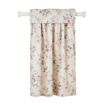 Marc Floral Sheer Rod Pocket Single Curtain Panel