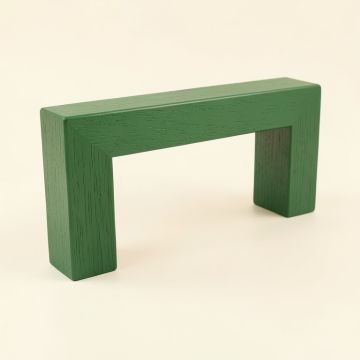 Vale Arc Cabinet Handle Without Packaging - Green (synthetic illustration; no displayed measurements)