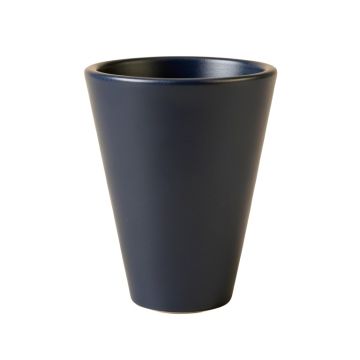 Elm Bend Empty Railing Planter With Integral Brackets - Navy