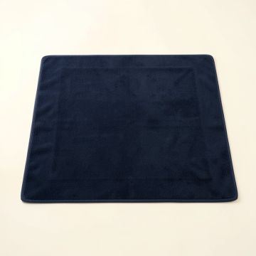 Flint Falls Bath Mat - Navy (synthetic illustration; no displayed measurements)