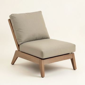 Solid Indoor/Outdoor Lounge Chair Cushion (synthetic illustration; no displayed measurements)