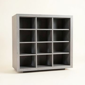 Hill Branch Empty Mug-Storage Cabinet Insert - Gray (synthetic illustration; no displayed measurements)