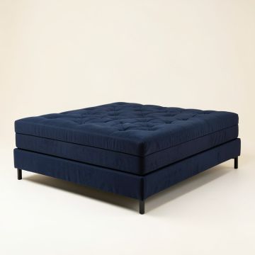 Jed Tufted Upholstered Low Profile Platform Bed (synthetic illustration; no displayed measurements)