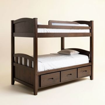 Artis Twin Over Twin Bunk Bed With Drawers (synthetic illustration; no displayed measurements)