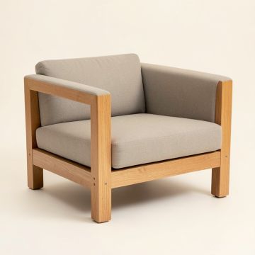 Zunaira 59 '' Square Arm Loveseat (synthetic illustration; no displayed measurements)